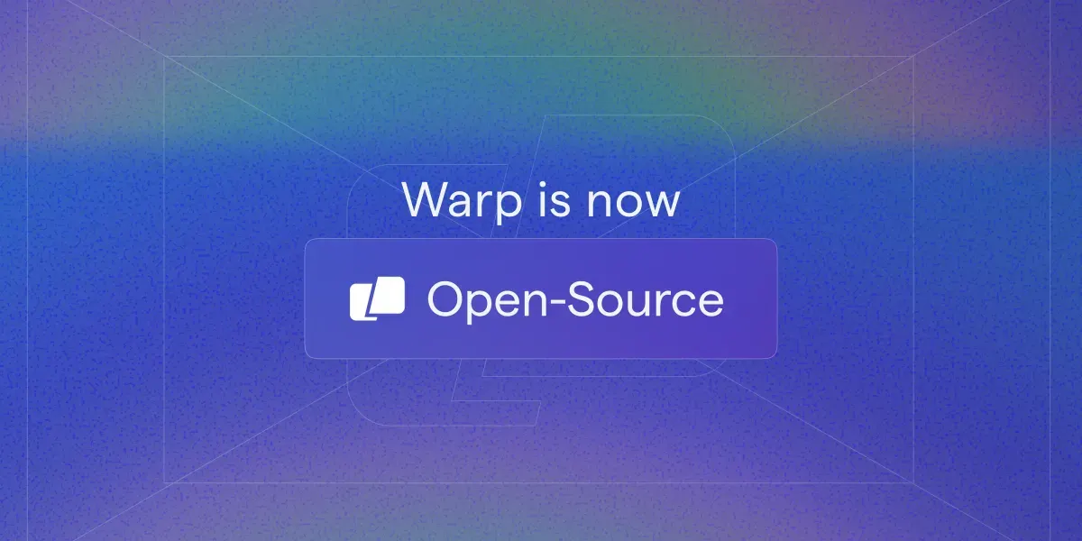 Warp Resmi Open Source (Sumber: https://www.warp.dev/)