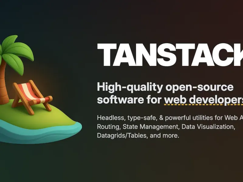Tanstack Framework full-stack yang didukung oleh TanStack Router untuk React dan Solid.