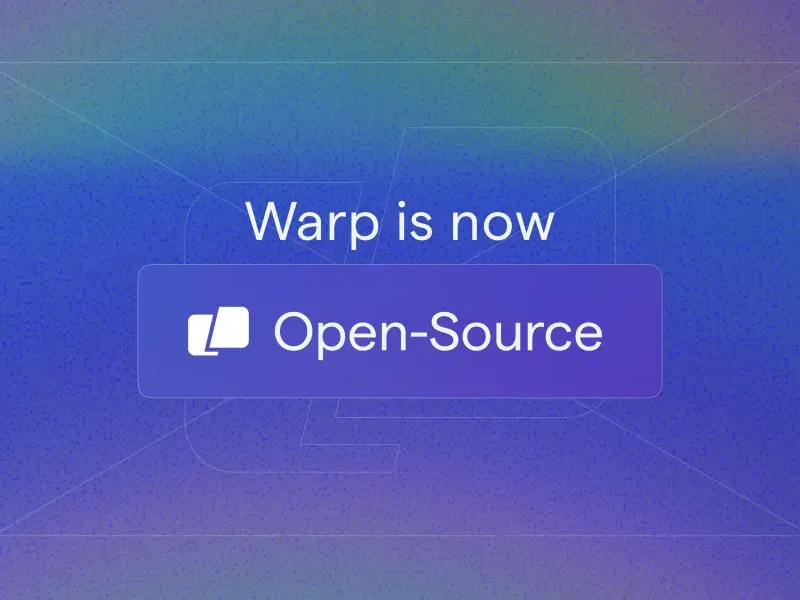 Warp Resmi Open Source (Sumber: https://www.warp.dev/)